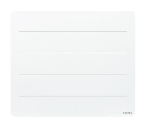 Radiateur électrique connecté horizontal à chaleur douce 1500W, blanc - Nirvana Néo, Atlantic